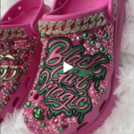 Black Girl Magic Custom Crocs